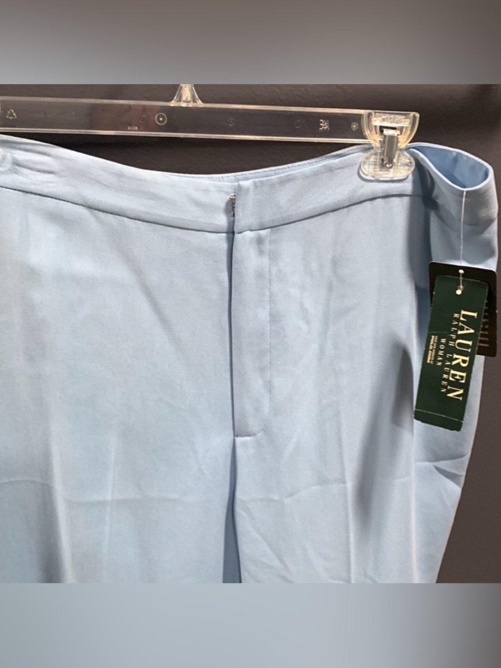 Lauren Ralph Lauren blue silk pants 16W fully lined. - Picture 2 of 7